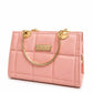 Sage Quilted Top Handle Handbag