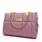 Sage Quilted Top Handle Handbag