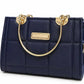 Sage Quilted Top Handle Handbag