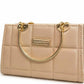 Sage Quilted Top Handle Handbag