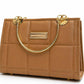 Sage Quilted Top Handle Handbag