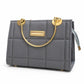 Sage Quilted Top Handle Handbag