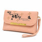 Emerald Floral Wristlet Wallet