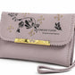 Emerald Floral Wristlet Wallet