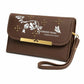 Emerald Floral Wristlet Wallet