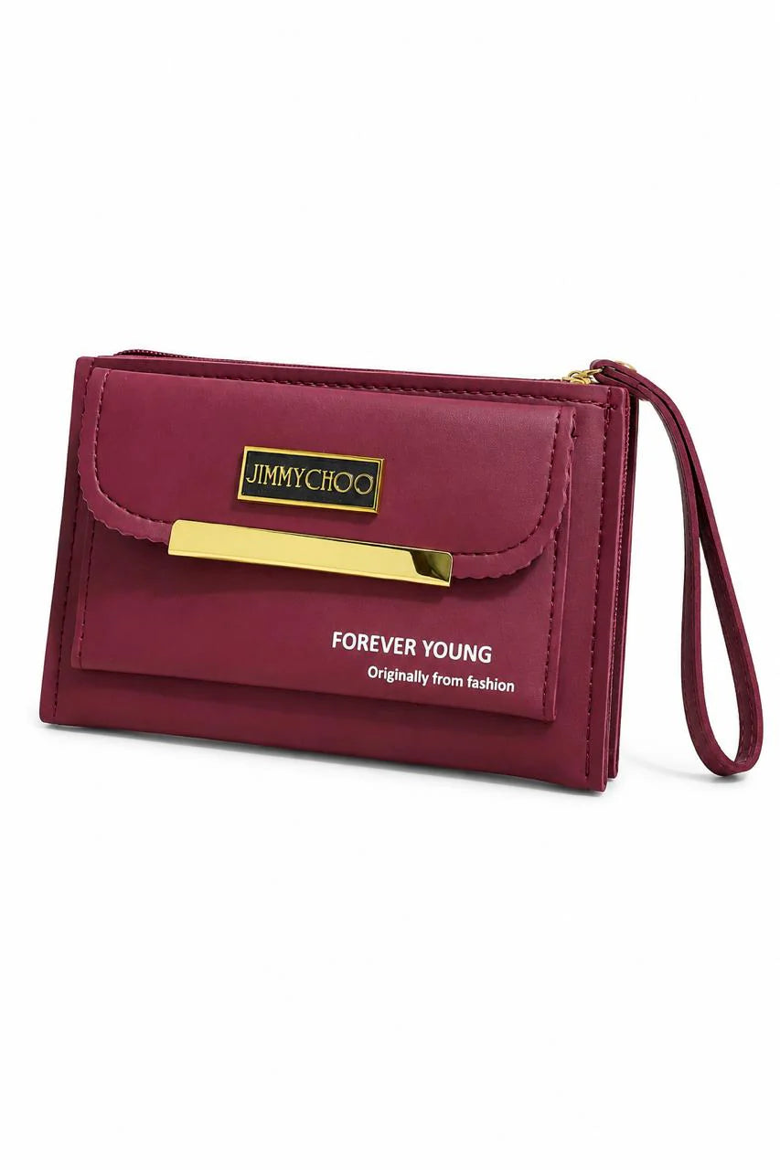 Emerald Minimal Wristlet Wallet