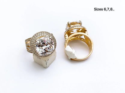 Halo Crystal Ring