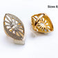 Leaf Lattice Crystal Ring
