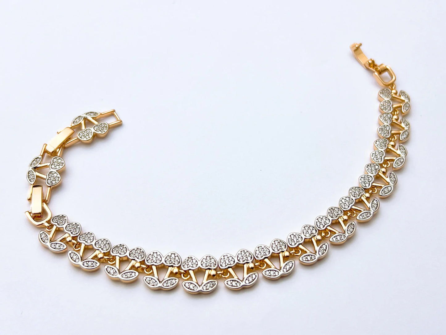 Leaf Crystal Bracelet