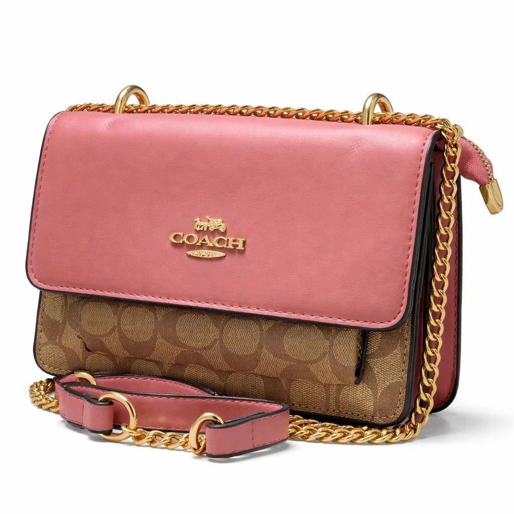Monogram Chain Crossbody Bag