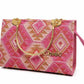Emerald Geometric Top Handle Handbag