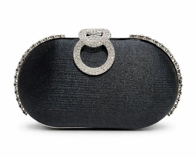 Ring Crystal Clutch