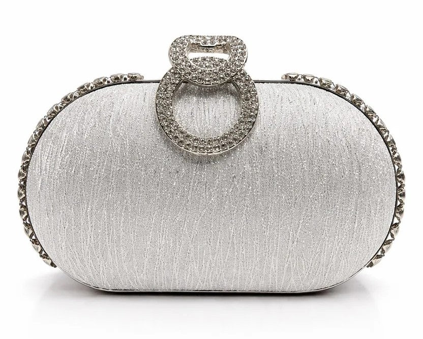 Ring Crystal Clutch
