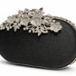 Floral Vine Crystal Clutch