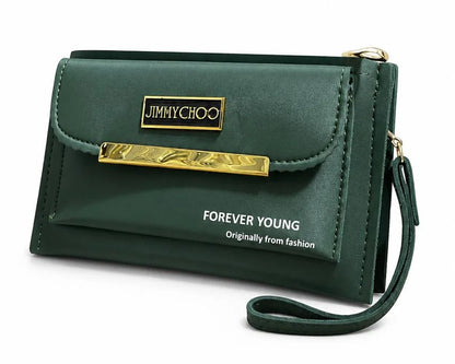 Emerald Minimal Wristlet Wallet