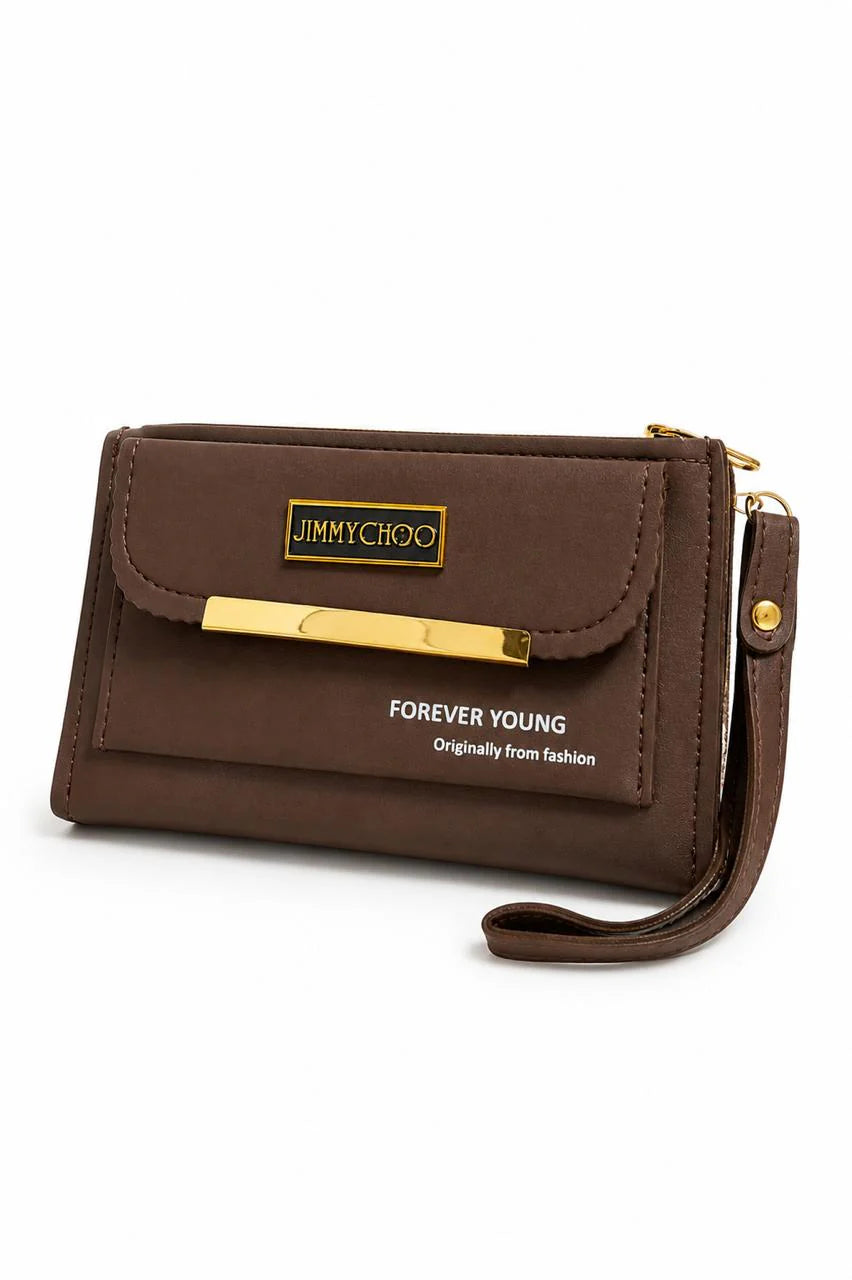 Emerald Minimal Wristlet Wallet