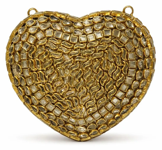 Heart Crystal Clutch