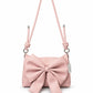 Cream Bow Shoulder Bag