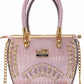 Rhinestone Top Handle Handbag