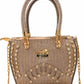 Rhinestone Top Handle Handbag