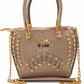 Blush Pink Rhinestone Top Handle Handbag