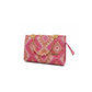 Emerald Geometric Top Handle Handbag