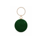 Round Crystal Ring Clutch
