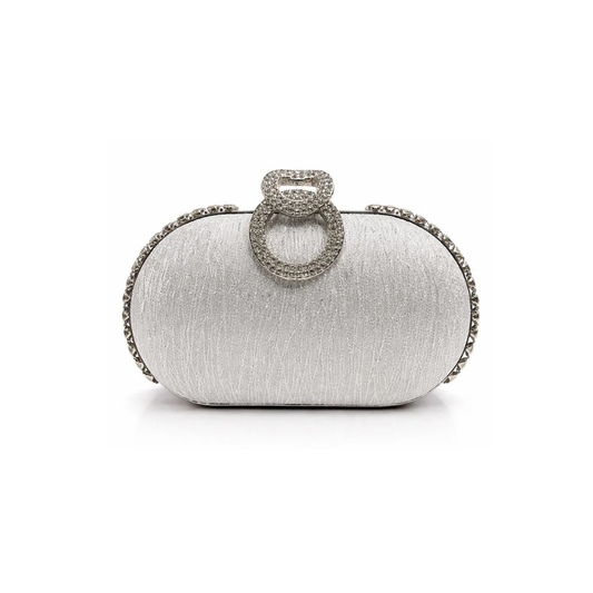 Ring Crystal Clutch