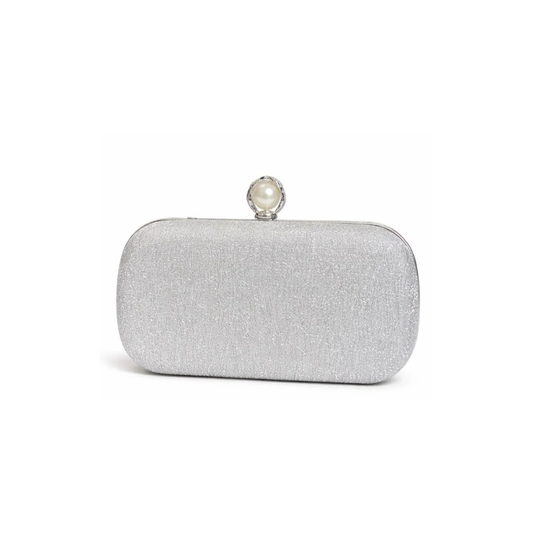 Pearl Clasp Evening Clutch