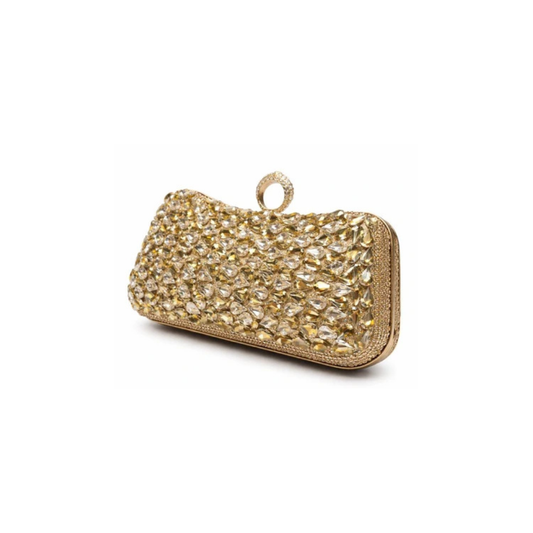Teardrop Crystal Clutch