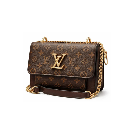 Monogram Chain Crossbody Bag