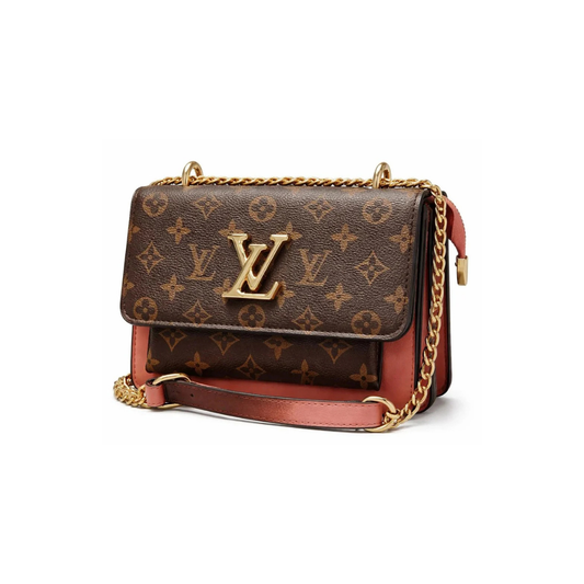 Monogram Chain Crossbody Bag