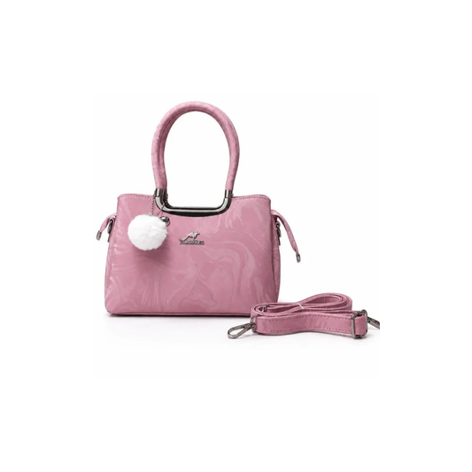 Glossy Shoulder Handbag