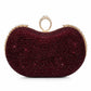 Silver Crystal Evening Clutch