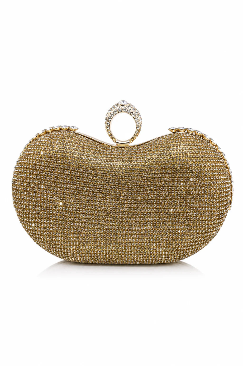 Silver Crystal Evening Clutch